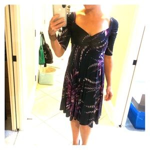 Just Cavalli purple and blue dress Size 40